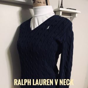 Vintage Ralph Lauren V Neck Sweater